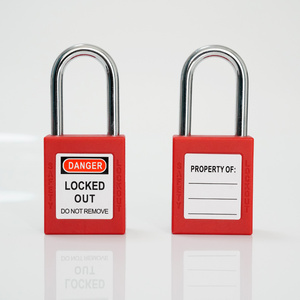 <span class=keywords><strong>Cadenas</strong></span> de sécurité industriel rouge en acier inoxydable avec options de manille de 25 mm, 38 mm et 76 mm, <span class=keywords><strong>cadenas</strong></span> <span class=keywords><strong>à</strong></span> clé LOTO - Product Image 4