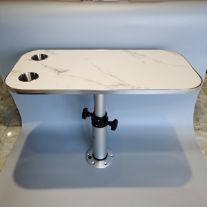 Mesa Elevadora Moderna de Altura Ajustable para Autocaravanas, Caravanas, Camionetas y <span class=keywords><strong>Accesorios</strong></span> Interiores - Product Image 1