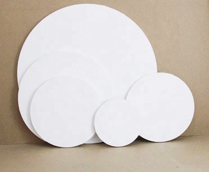<strong>Round</strong> Shape Blank Stretched Linen <strong>Canvas</strong> for Paints - Product Image 1