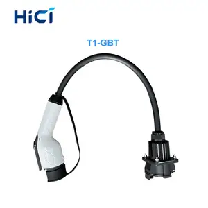 Hici-EV caricatore auto stazione di ricarica elettrica 16A 32A TYPE1 tipo 2 GB/T Chademo connettori CCS adattatori