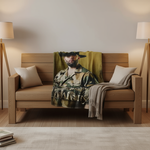 Couverture Carin Leon, double ou simple, imprimée camouflage, rectangulaire, style moderne, utilisable en toutes saisons - Product Image 2