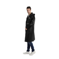 Camouflage tactique une pièce fermeture éclair pluie pour Poncho Logo personnalisé imperméable avec manches pour la chasse