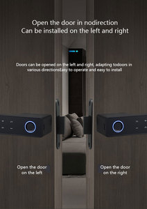 Tuya App Security Homeroom Fingerprint Card Password <b>Key</b> <b>Lock</b> Door Smart <b>Lock</b> Inteligente Digital <b>Lock</b> Aluminium Alloy - Product Image 6