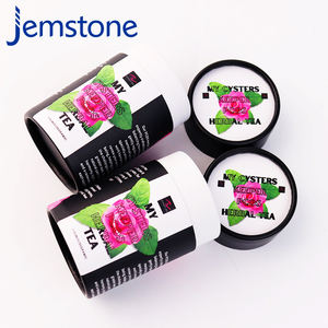 Boîtes d'emballage cadeaux écologiques personnalisées avec logo, boîtes cylindriques en carton imprimé pour l'emballage de thé en poudre - Product Image 3