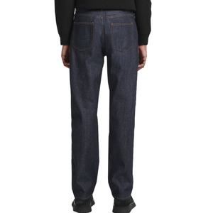 กางเกงยีนส์เดนิมดิบคลาสสิกขายส่ง คุณภาพสูง ยีนส์ญี่ปุ่น กางเกงยีนส์ผู้ชายทรงตรง แฟชั่น กางเกงขายาวผ้าเดนิมขอบดิบ - Product Image 3