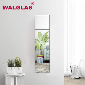 Zhanyu all'ingrosso 2mm infrangibile flessibile autoadesivo specchio da parete adesivo Dressing specchio parete montato a parete per la decorazione per la casa bagno - Product Image 2