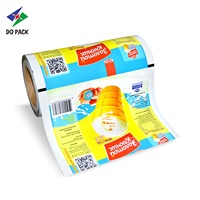 Pour DQ PACK personnalisé imprimé doux laminé BOPP métallisé Film rouleau crème glacée bonbons Popsicle sac Sachet emballage