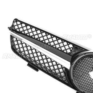 Grille de calandre de style diamant noir brillant W209 pour Mercedes Benz CLK 320 500 W209 2003-2009 - Product Image 4