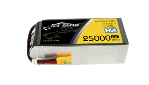 Bateria Lipo Tattu 25000mAh 6S 10C 22.8V Recarregável com Interface XT90-S, Mais de 300 Ciclos de Vida para Fotografia Aérea e Levantamento - Product Image 2