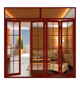 Puertas plegables de aluminio/doble acristalamiento Bi Fold/puertas de <span class=keywords><strong>Patio</strong></span> puertas - Product Image 6