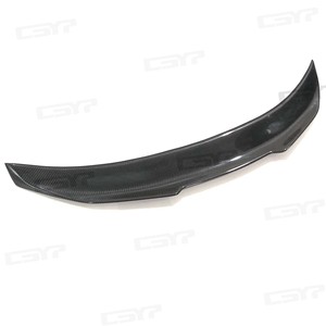 CSYP PSM Style Carbon Fiber Double Deck Polished Finish Rear Tail <strong>Spoiler</strong> 3M Tape Installation for Infiniti Q50/Q50S/Q50L - Product Image 3