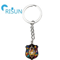 Usine marocaine Monaco-Ville voyage Souvenir porte-clés personnalisé métal émail Maroc carte drapeau breloques porte-clés porte-clés cadeau