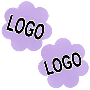 Logo bas quantité minimale de commande imprimé mamelon Pasties personnalisé mamelon couvre texte personnalisé sein autocollants personnalisation Boob Pasties - Product Image 4