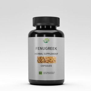 Complément alimentaire au fenugrec pour les seins, capsules de fenugrec biologique pour le soutien mammaire - Product Image 1