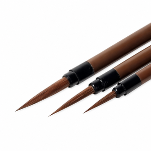 Pinceau professionnel <span class=keywords><strong>en</strong></span> poils de belette pour la peinture chinoise Gongbi, idéal pour les contours de fleurs et de figures, pinceaux d'artiste pour <span class=keywords><strong>aquarelle</strong></span> - Product Image 1