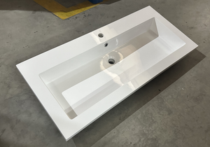 Vente directe d'usine <span class=keywords><strong>MEBO</strong></span>, lavabo rectangulaire moderne en résine pour salle de bain, facile à nettoyer - Product Image 4