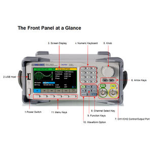 기술 생산 백색 파형 발생기 Dsb-Am 변조 주파수 카운터 기능 신호 발생기 제품 카테고리 - Product Image 6