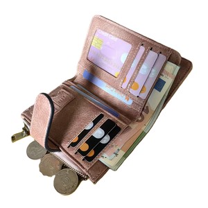 <span class=keywords><strong>Portafoglio</strong></span> Vintage Vintage in pelle sintetica <span class=keywords><strong>rosa</strong></span> RFID porta carte e portamonete da <span class=keywords><strong>donna</strong></span> portamonete alla moda per portafogli da <span class=keywords><strong>donna</strong></span> - Product Image 3