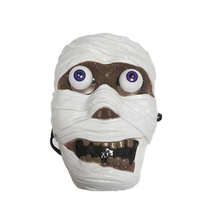 Scheletro di plastica della mummia divertente <span class=keywords><strong>Zombie</strong></span> Halloween maschera primavera occhi fantasma Festival - Product Image 4