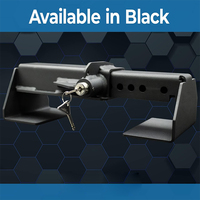 Serrure de porte de conteneur JH-Mech à utiliser avec des serrures de conteneur maritimes de type barre à came pour semi-remorques, boîte de verrouillage en acier rouge pour conteneurs maritimes