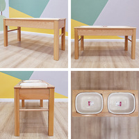 Table sensorielle Montessori, meubles en bois Montessori pour enfants, activité sensorielle préscolaire, table à sable et à eau