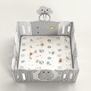 Parc <span class=keywords><strong>pour</strong></span> bébé pliable en forme d'animal de dessin animé, parc <span class=keywords><strong>pour</strong></span> bébé portable en plastique, parc <span class=keywords><strong>pour</strong></span> bébé Happy Baby sans toxines, clôture <span class=keywords><strong>pour</strong></span> enfants à la maison - Product Image 6
