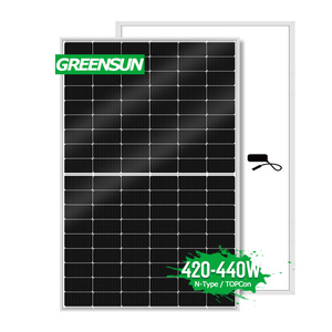 Greensun N-Type TOPCON Verre unique 420W 425W 430W <span class=keywords><strong>435W</strong></span> 440W Panneaux solaires Pv avec suivi des navires - Product Image 3