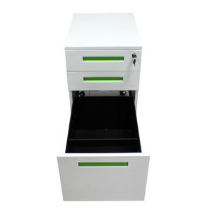 Multifunctional Modern Lockable Cold-Rolled Steel Mobile File Cabinet with Wheels for Office Home <b>Workshop</b> Kitchen <b>Storage</b> - Product Image 3