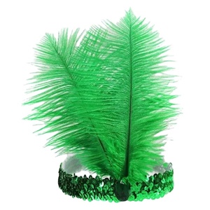 Serre-tête à plumes des années 20 pour femme, accessoire de costume style Charleston, idéal pour les soirées à thème <span class=keywords><strong>Gatsby</strong></span> - Vente en gros - Product Image 3
