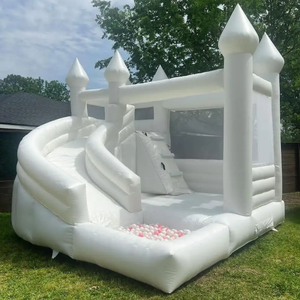 Phong cách mới nảy lâu đài trẻ em bên thương mại <span class=keywords><strong>Inflatable</strong></span> <span class=keywords><strong>Bouncer</strong></span> mềm chơi PVC nhà bị trả lại trượt nước hồ bơi - Product Image 1