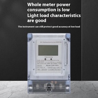 Compteur d'énergie électrique intelligent ELEWISE DDSY à prépaiement par carte, monophasé, deux fils, télécommande, rechargeable 10A