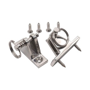 Bisagra de liberación rápida para Bimini Top, herraje marino de acero inoxidable 316 con pasador desmontable para instalación en techo de barco - Product Image 1