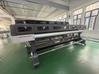 Imprimante jet d'encre numérique écosolvant 3,2 m pour étiquettes et banderoles flexibles avec doubles têtes d'impression XP600 I3200 1440 dpi