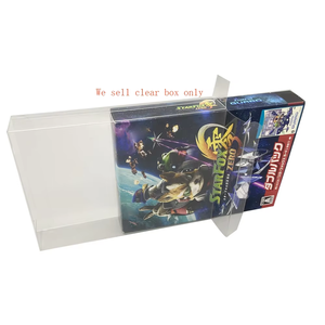 Caja Protectora Transparente para WII U para <span class=keywords><strong>Star</strong></span> <span class=keywords><strong>Fox</strong></span> <span class=keywords><strong>Zero</strong></span> 2CD, Paquete de Juego de Dos Discos, Caja Protectora de PET para Exhibición y Almacenamiento - Product Image 1