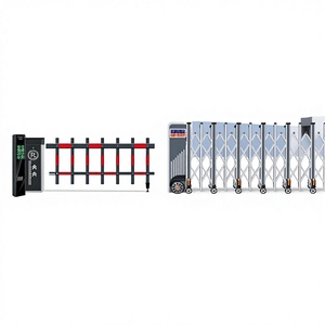 Barriera Stradale Espandibile Manuale a Prezzi di Fabbrica, Barriera di Sicurezza per il Controllo della Folla, Barriera Stradale in Alluminio Antiurto con Telecomando - Product Image 2