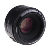 Objectif d'appareil photo Yongnuo 50mm F1.8 pour appareils photo à monture EF Li T3i T4i 60d 7d 5d YN50mm 1.8