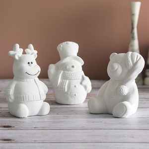 Peinture <span class=keywords><strong>en</strong></span> céramique personnalisée, modèle éducatif, coloriage, <span class=keywords><strong>bonhomme</strong></span> <span class=keywords><strong>de</strong></span> <span class=keywords><strong>neige</strong></span>, kits d'art et d'artisanat, <span class=keywords><strong>dessin</strong></span>, kits <span class=keywords><strong>de</strong></span> bricolage, jouets <span class=keywords><strong>de</strong></span> noël - Product Image 1