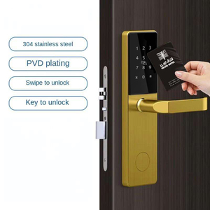 Serrure de porte intelligente en acier inoxydable 304 pour hôtel et appartement, serrure électronique à carte RFID, serrure de porte d'hôtel avec application TTLock - Product Image 5