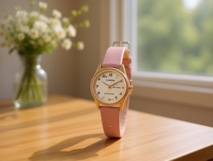 Reloj de cuarzo Citizen para mujer, esfera redonda de 30 mm, correa de cuero, elegante indicador de fecha analógico, estilo moderno - Product Image 2