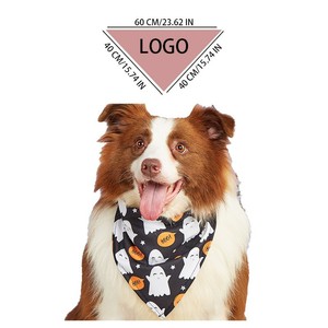 Pañuelos Triangulares de Algodón Personalizados para Perros con Logotipo Impreso, Collares para Perros Personalizados al por Mayor - Product Image 2