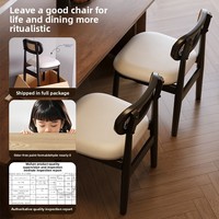 Chaise de salle à manger convertible moderne en bois massif, mobilier écologique pour la maison, idéale pour les tables de salle à manger et les restaurants
