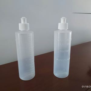 240ml Medical <b>Plastic</b> <b>Squeeze</b> <b>Bottle</b> HDPE Perineal Cleaning 8oz with Screen Printing and Dropper Cap - Product Image 5