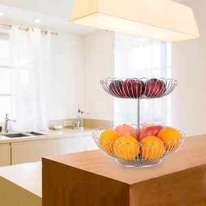 <span class=keywords><strong>2019</strong></span> nuevo estilo de nivel 2 de acero inoxidable cesta de alambre para frutas y verduras - Product Image 3