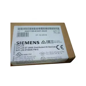 6AG1138-4CA01-2AA0 SIEMENS PLC ET200, módulo de potencia de 200S, SIPLUS ET, controlador de programación PLC de 24V CC, 1 unidad