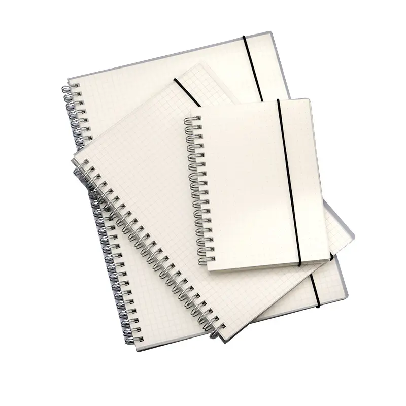 Mini quaderni quaderni a spirale riviste di carta su misura A5 diario copertina rigida in pelle per studente regalo di carta materiale