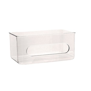 Hanging <b>Storage</b> Box Rectangular Plastic <b>Wall</b> <b>Mounted</b> Bathroom Organizer For Tissues And Cosmetics Minimalist Design - Product Image 4