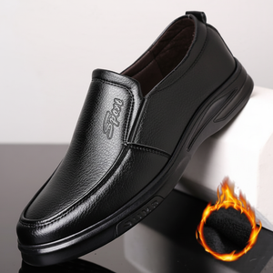 Stivali da neve invernali da uomo scarpe Slip-On in pelle in abito Color-TT922 oxford - Product Image 1