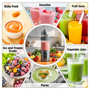 2026 Factory New Portable Juicer Cup Personal Travel Blender Mini Smoothie Mixer USB Rechargeable Sports Outdoor Camping Car - Product Image 4