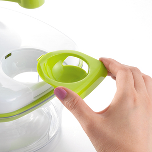 Trung Quốc Nhà Cung Cấp Thời Trang Abs Có Thể Khóa Nắp Trên Màu Xanh Lá Cây Xoay Phô Mai Nhanh Chóng Để <span class=keywords><strong>Chop</strong></span> Tabletop Rau <span class=keywords><strong>Slicer</strong></span> - Product Image 5