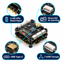 Untuk TAKER H743 BT 32 Bit 50A Plug and Play FPV Flight Controller Board Tujuh UART Tuning Blackbox OSD Metal